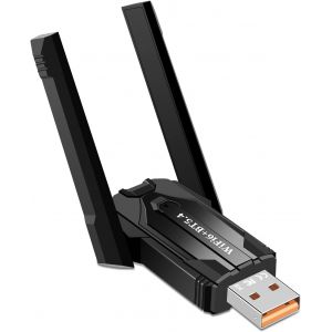 NAERYUTYI-Ax900M Clé Usb Wi-Fi Bluetooth 2 En 1 Pour Pc Double Bande 2,4 Ghz/5 Ghz Avec Double Antenne 5 Dbi,Bluetooth 5.4 Compatible Avec Windows 11/10,Clé Wi-Fi Pour Ordinateur/Ordinateur Portable - Neuf