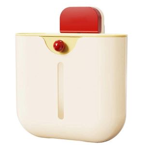 Kemoqi Ventouse Emballage Plastique Emballage Bo&icirc;te De Rangement &Agrave; Usage Domestique Sans Poin&ccedil;onnage Support De Stockage Grande Capacit&eacute; Wal - Neuf