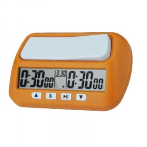 Horloge D'echecs Portable Avec Minuteur Numerique, Alarme Et Temporisateur Pour Les Echecs Et Les Jeux De Societe A Deux Joueurs, Modele B, 103 X 23 Mm - Neuf