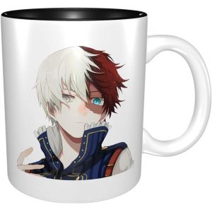 My Hero Academia Todoroki Shoto Anime Ceramic Cup Coffee Mug Unique Funny Coffee Mug Novelty Travel Mug For Men & Women Tea Mugs & Coffee Cups-Hero Academia76 - Neuf