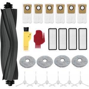 ChicSlick-23 Pi&egrave;ces Kit D'Accessoires Pour Dreame L10S Ultra/L10 Ultra, 1 Principale 6 Sac D'Aspirateur 6 S Lat&eacute;rales 4 Filtres 4 Chiffon Lavable 2 De Nettoyage[X776] - Neuf