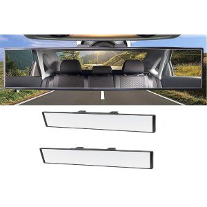Lot de 2 r&eacute;troviseurs int&eacute;rieurs de voiture avec vision grand angle et conception &eacute;tanche - Neuf
