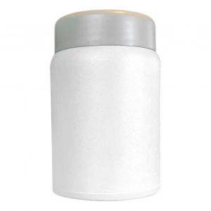 Hjlian Bocal Isotherme Portable En Acier Inoxydable, Joli Recipient Isotherme Pour Dejeuner, Bureau, Ecole, Exterieur, 280 Ml, Blanc - Neuf