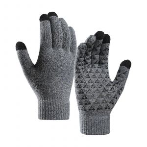 Des Hommes Gants De V&eacute;lo Imperm&eacute;able &Agrave; L'eau Anneau De Mod&egrave;le Thermique De Gris De L'hiver De Gants Pour &Eacute;crans Tactiles - Neuf