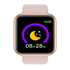 Montre Intelligente Multifonction Pour Hommes Femmes Enfants Message Rappeler Contr&ocirc;le De La Musique Sport &Eacute;tape Calories D13 Smartwatch R&eacute;veil 116Plus.Y68 Pink. - Neuf
