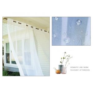 (Blanc D'une Seule Pi&egrave;ce 132cm * 241cm)Rideaux Imperm&eacute;ables Simples Modernes Ob - Neuf