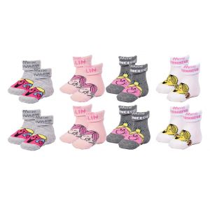 Chaussettes Pack Fille Monsieur Madame Pack De 8 Paires 5864 - Neuf