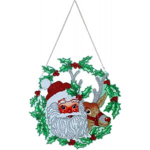 Oayew-Kameun Diamond Painting, 5d Peinture Diamant Diy Set Pour No&euml;l, Color&eacute; Peinture Diamant Strass Complet Diamond Art Kits Pour Enfants/Accueil/D&eacute;cor/No&euml;l (E) - Neuf