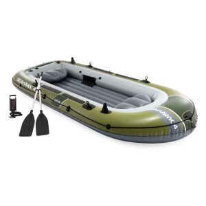 Kit bateau gonflable 4 places Seahawk 4 avec rames et gonfleur - Intex - Neuf
