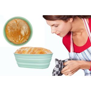 Ensemble De 2 Paniers De Fermentation En Silicone Pour La Cuisson, Ustensiles De Cuisine Et De P&acirc;tisserie - Neuf