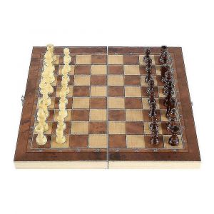 Plateau Pliant De Jeu D¿Échecs En Bois De 9,4 Pouces, Ensembles De Plateaux Portables Faits À La Main - Neuf