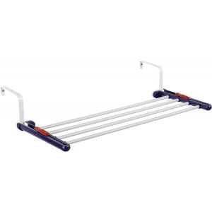 KGABERY-Séchoir Suspendu Quartett 20,Séchoir À Linge Pour Porte,Radiateur,Balcon,Etc.,Étendoir Suspendu Avec Longueur D'Étendage De 2 M - Neuf
