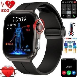 Montre Connect&eacute;e Homme Femme Ecg - Neuf