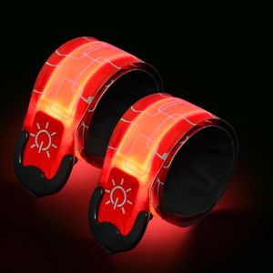 Acdsgd-Brassard Lumineux Led Rechargeable Usb, Brassard Reflechissant Led Running, Bande Clignotant Ajustable Bracelet Lumineux Led De S&eacute;curit&eacute; Pour Course, Cyclisme, - Neuf