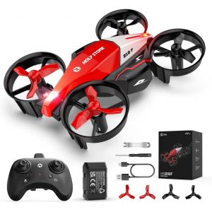 Chenquansarl-Hs210f Mini Drone Pour Enfants, 2-En-1 D'intérieur Rc Quadcopter Avec Lumières Led, Mode D'atterris Et De Vol, 3d Flip, Modulaire Batterie Sécurisée Jouet Cadeau Pour Garçons Filles-Holy Stone - Neuf