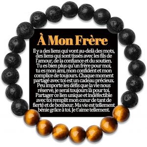 Tianyi-Frere Bracelet Beau Papa Petit Fils Cadeau Parrain Demande Filleul Tonton Neveu Cousin Papy Arriere Grand Pere P&egrave;re Fr&egrave;re A Mon Homme Copain Veux Tu Etre Mon Parrain Cadeaux Bracelets Bijou Or - Neuf