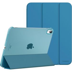 &Eacute;tui Pour Ipad (A16) 11E G&eacute;n&eacute;ration 11 Pouces En 2025, Ipad 10E G&eacute;n&eacute;ration 10,9'' En 2022, &Eacute;tui Mince En Pc Translucide Pour Ipad 11E G&eacute;n. Avec Touch Id, Bleu Paon - Neuf