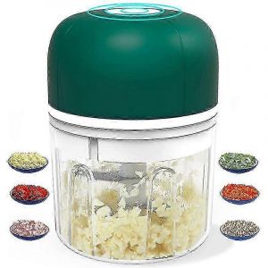 Mini Presse-Ail &Eacute;lectrique Portable, Hachoir &Agrave; Gingembre Et Piment Rechargeable Par Usb, Outil De Cuisine - Neuf