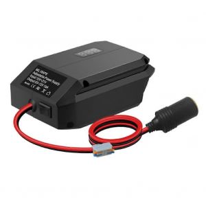 Convertisseur abaisseur DC 18 V vers 12 V pour batterie Milwaukee M18 18 V, adaptateur allume-cigare, Power Whe - Neuf