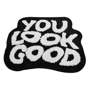 Vous Avez L'air Bien Tapis De Bain Mignon Tapis De Salle De Bain Tapis De Douche Absorbant Antidérapant Pour La Décoration De La Salle De Bain Cuisine L - Neuf