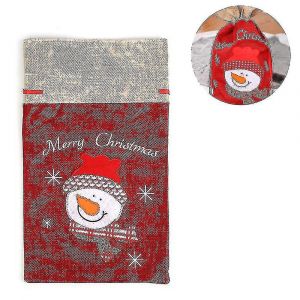 Sac De Cadeau De No&euml;l, Sac De Jute, Sac De Cadeau De No&euml;l, Emballage De Cadeau R - Neuf