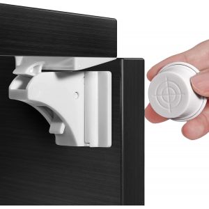 S&eacute;curit&eacute; Placard B&eacute;b&eacute;,Cabinet De Protection De L'enfance 12 Serrures + 3 Cl&eacute;s,Protection Du Tiroir De L'armoire De Verrouillage Pour L'enfant Sans Forage-Blanc - Neuf