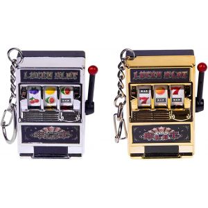Kal-2 Pièces Mini Porte-Clés De Console De Jeu, Porte-Clés De Jeu De Machine À Fruits, Pendentifs De Jeu Créatifs, Porte-Clés De Jeu, Porte-Clés Personnalisés - Neuf