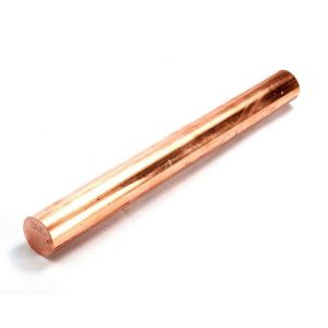 Tige ronde en cuivre, barres et cylindres en cuivre (Cu) pour le bricolage, le tournage, mat&eacute;riau pour tige, longueur 250 mm/diam&egrave;tre : 32 mm (diam&egrave;tre : 16 mm) - Neuf