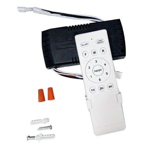 Remplacement du kit de télécommande universel du ventilateur de plafond,6 vitesses et synchronisation,remplacement à distance de la lumière du ventilateur de plafond CC - Neuf