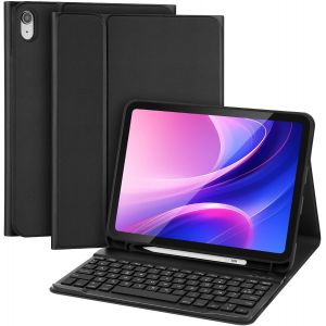 ChenQuanSarl-Coque Clavier Pour I-Pad 10Ème Génération,(2022) Clavier Français Azerty,Mini Ultra-Mince Housse Clavier,Amovible Clavier Bluetooth Avec Pot À Crayons,Pour Ipad 10-A2696/A2757/ A2777 - Neuf