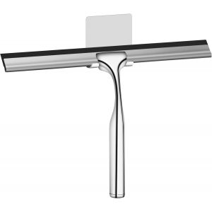 Raclette Pour Portes De Douche En Acier Inoxydable, Racloir Nettoyeur Pour Vitres De Salle De Bain, Raclette Avec Crochet, Pour Le Nettoyage De Miroirs En Verre De Salle De Bain, Cuisine, Voiture - Neuf