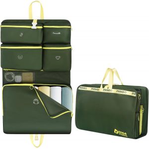 Organisateur Val , Rangement Val Organisateur 7-En-1, Sac De Rangement Pour V&ecirc;tements &Eacute;tanche Et R&eacute;sistant &Agrave; La Salet&eacute;, Sac De Toilette Suspendu Pour Chaussettes Et Sous-V&ecirc;tements - Neuf