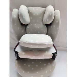 Nouvelhorizonstore-Housse Compatible Avec Si&egrave;ge Auto Cybex Solution M, Solution Fix (Bieg) - Neuf