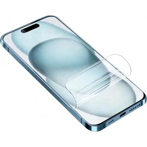 LORANKA-Protection d'&eacute;cran Pour iPhone 15 (6.1""), 2 Pi&egrave;ces HD Transparent TPU Film Hydrogel Flexible [non Verre Tremp&eacute;][Haute Sensibilit&eacute;] - Neuf