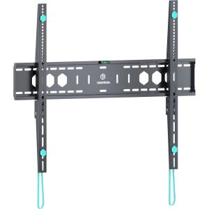 MEVRONISSHOP-Support Mural TV Fixe 60-110 Pouces T&eacute;l&eacute;viseur Jusqu&iquest;&agrave; 120 kg, Accroche Television Murale VESA 200x200-900x600, Fixation Television Murale, Support TV Universel Ultra Fin Noir UF12-B - Neuf