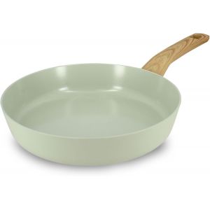 Kalanka-- Poêle 24cm Colorama Céladon - En Aluminium - Revêtement Antiadhésif En Céramique - Tous Feux Dont Induction - Neuf