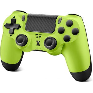 Manette Sans Fil Pour Ps4,Contrôleur De Jeu Pour Ps4/Pro/Slim/Pc¿Gamepad Joystick Avec Turbo/Bouton Retour/Double Vibration/6-Axes Gyro Sensor/Panneau Tactile - Neuf