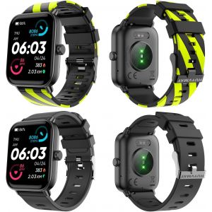 Montre Connect&eacute;e Intelligentes Femme Homme, Smartwatch &Eacute;tanche Ip68 Avec Alexa Int&eacute;gr&eacute;e, 100 Modes De Sport,Moniteur De Fr&eacute;quence Cardiaque, Podom&egrave;tre, Tracker Fitness Montre Pour [MON8300866] - Neuf