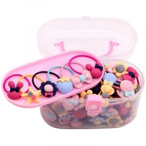 Chouchous Pour Bébé Fille, Élastiques À Cheveux Multicolores, Élastiques À Cheveux Pour Filles, Élastiques À Queue De Cheval (Couleur : 40 Pièces) - Neuf