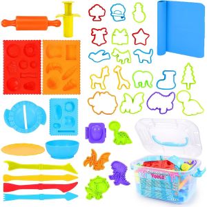 ERYI-D'Outils De Pâte À Modeler (Avec Boîte De Rangement) - Neuf