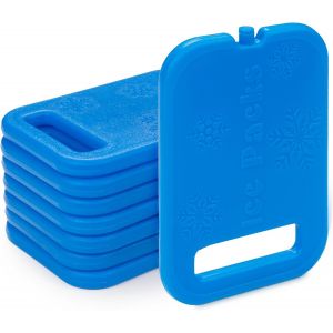 Kalanka-4/6/8 Pain De Glace Pour Glacière Bloc Réfrigérants Éléments De Refroidissement Pour Sac Isotherme Glacière, Blocs De Glace Multicolore Blocs Congélation Réutilisables Pour Voyage Et Camping - Neuf