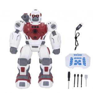 Jouets robots telecommandes, programmables, rechargeables, 2 modes, flexibles, pulverisables, detection de gestes, pour enfants - Neuf