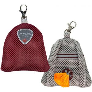 Kal-Sac À Dos Cinquetorri, Récipient Pour Sacs Hygiéniques Pour Chiens, Design Moderne, Idéal À Transporter Pendant Les Promenades, Pour Rouleaux Sacs, Couleur Rouge Vin - Neuf