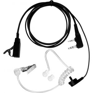 Oreillette Talkie Walkie 2 Broches Casque &Eacute;couteur, Oreillette Radio de s&eacute;curit&eacute;, Compatible avec La Radio Bidirectionnelle Kenwood RT24 RT22 RT27 RT619 UV-5R - Neuf