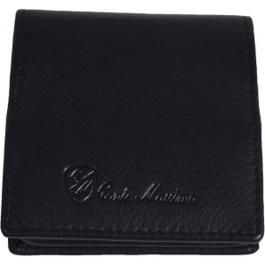 Conte Massimo Porte-Monnaie &Agrave; Talon,Porte-Euros Pour Homme,En Cuir V&eacute;ritable - Neuf