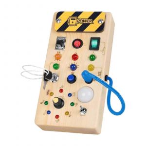 Tableau D'activit&eacute;s Lumineux, Jouets &Eacute;ducatifs Pour L'apprentissage Pr&eacute;coce Des Enfants De 3 &Agrave; 4 Ans - Neuf