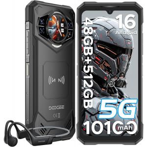 DOOGEE S200X VIP 5G Telephone Portable Incassable 10100mAh 48Go+512Go 6,72&iexcl;&plusmn; WiFi 6/NFC/AI - Neuf