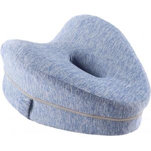 Oreiller Rehausseur De Jambes En Mousse &Agrave; M&eacute;moire De Forme, Oreiller Pour Genoux Pour Dormir Sur Le C&ocirc;t&eacute;, Peut Soutenir Les Genoux Et Les Jambes, R&eacute;duit La Compression Des Articulations - Neuf