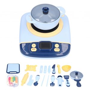 Ustensiles De Cuisine De Simulation Pour Enfants, Ustensiles De Cuisine Interactifs Parents-Enfants, Cadeaux, Cuisiniere Bleue - Neuf