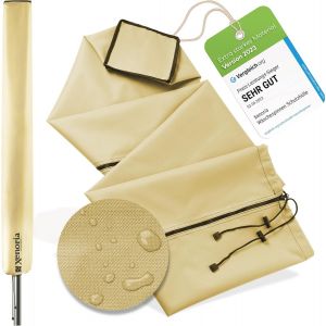 MDY-Housse de protection pour séchoir à linge parapluie de qualité supérieure - Compatible avec tous les modèles - Tissu Oxford 600D robuste - Imperméable et résistant aux UV - Fermeture éclair - Neuf
